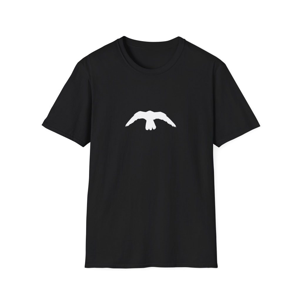 Camiseta clásica con el logo de 43 Entertainment en blanco