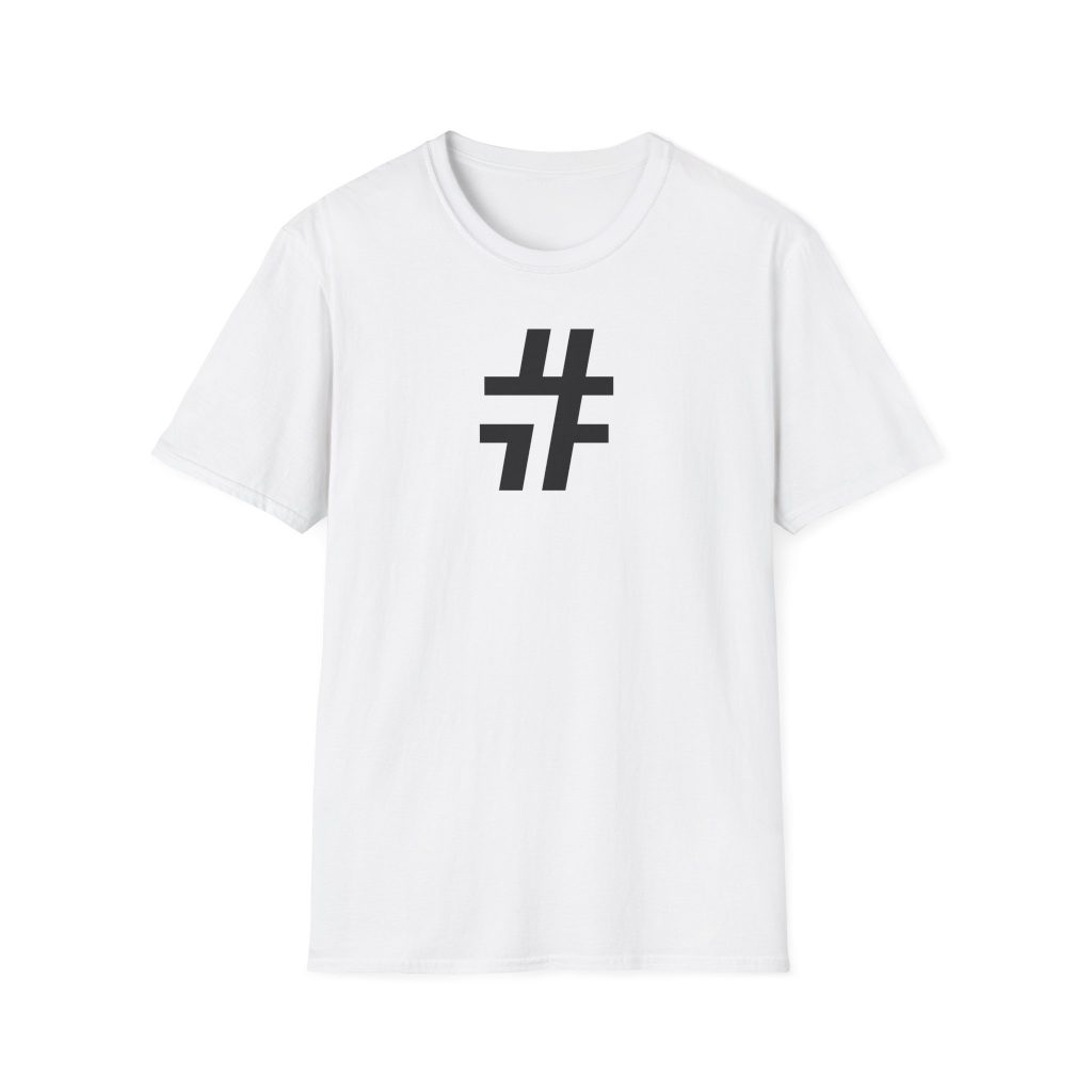 Camiseta clásica con el logo de #43GANG en negro